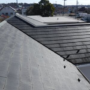 リフォーム　屋根　塗装　屋根カバー　千葉市　若葉区　金属屋根　